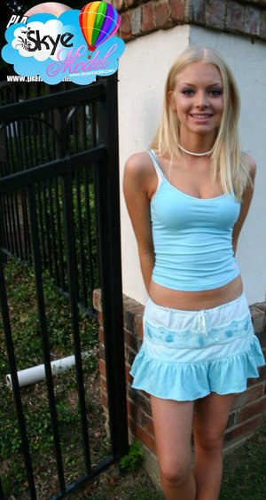 18 year old cutie Stella May gets undressed before riding on top POV style